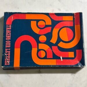 Vintage 1966 Tracing Our Letters kids’ educational letter and number kit